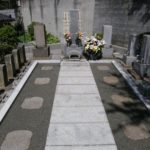 墓地改修工事